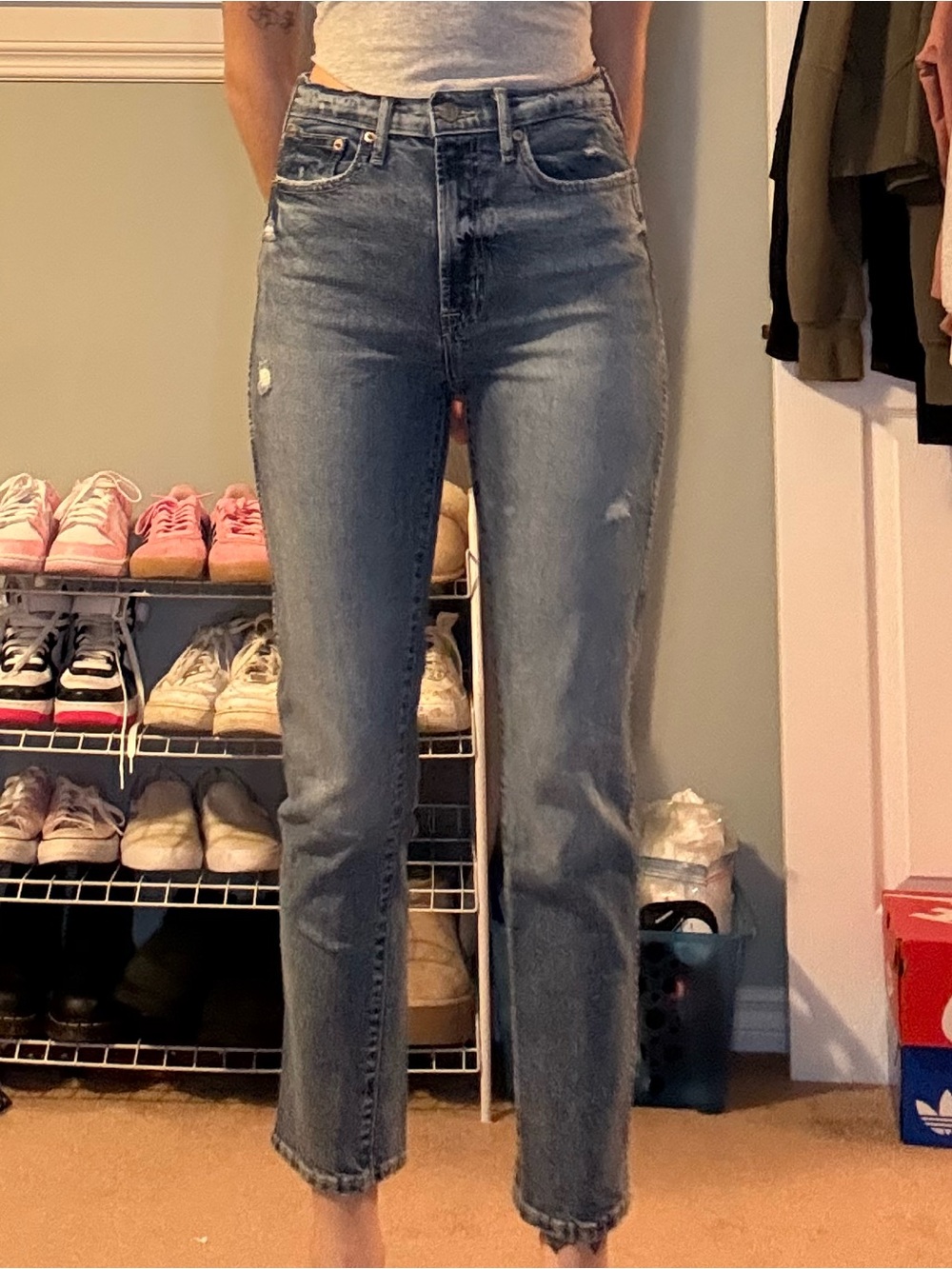 GAP Women's blue high rise vintage slim Jeans size 4/27